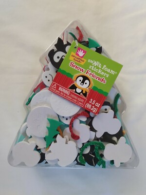 NIB Creative Hands Smart Foam Stickers Snow Friends 