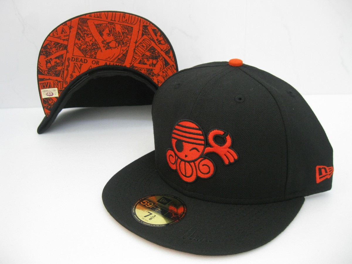 NEW ERA 59FIFTY ONE PIECE NAMI 59FIFTY FITTED CAP black/orange | eBay