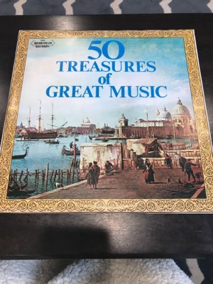 50 GREAT MUSIC TREASURES Vintage Vinyl LP album 2-record set