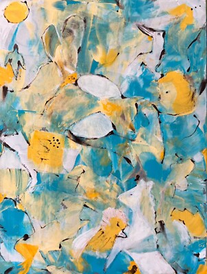 Sprite's World-award winning artist-Original Signed Painting 9''x12'' Pastelbord