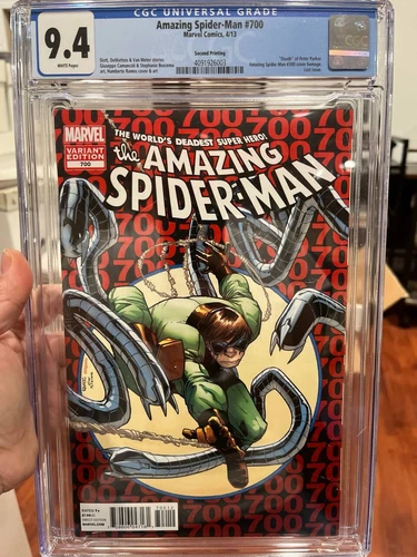 Amazing Spider-Man #700 Marvel 🔥  2nd Print Homage Variant CGC 9.4 🔥  ❄️WP❄️