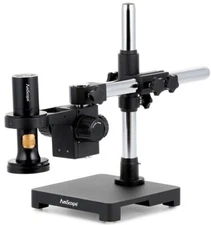 AmScope 0.7X-8.4X DM756 Series 1080p HDMI All-in-1 Digital Microscope on Boom