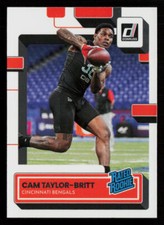 2022 Donruss #378 Cam Taylor-Britt RC Rookie Cincinnati Bengals Football Card
