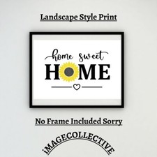 SUNFLOWER QUOTE A4 PRINT PICTURE POSTER  WALL ART HOME DECOR UNFRAMED GIFT NEW