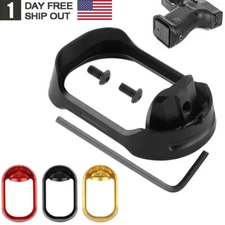 NEW Aluminum Flared Magwell Fits For Glock Gen5 G17 G19 Mag well Black Anodized