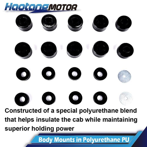 Body Mounts in Polyurethane PU Fit For Ford F250 F350 Super Duty 1999-17 2WD 4WD - 第 10/10 張圖片