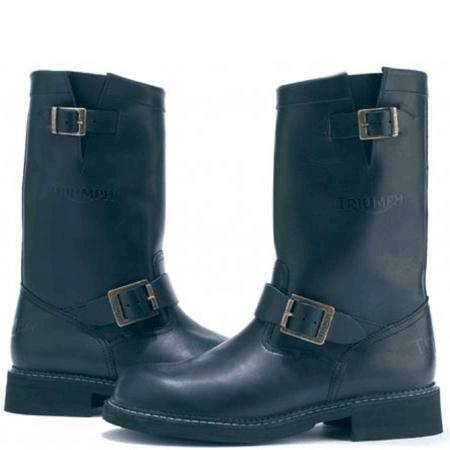Triumph Highway Boots Size 12 Black | eBay