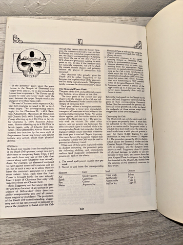 AD&D Dungeons & Dragons The TEMPLE of ELEMENTAL EVIL T1-4 9147 1985 Module + Map - Picture 15 of 15