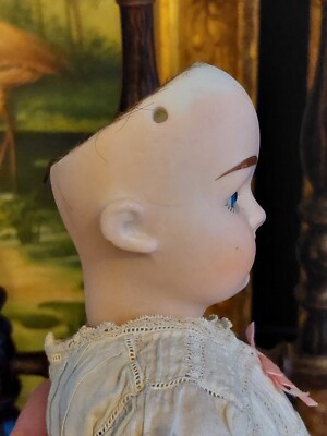 POUPÉE,POUPON ANCIEN EN porcelaine Jumeau , Taille 6 , Art Déco ? n°5