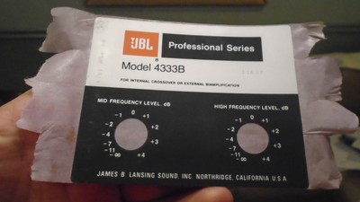 jbl 4333b for sale