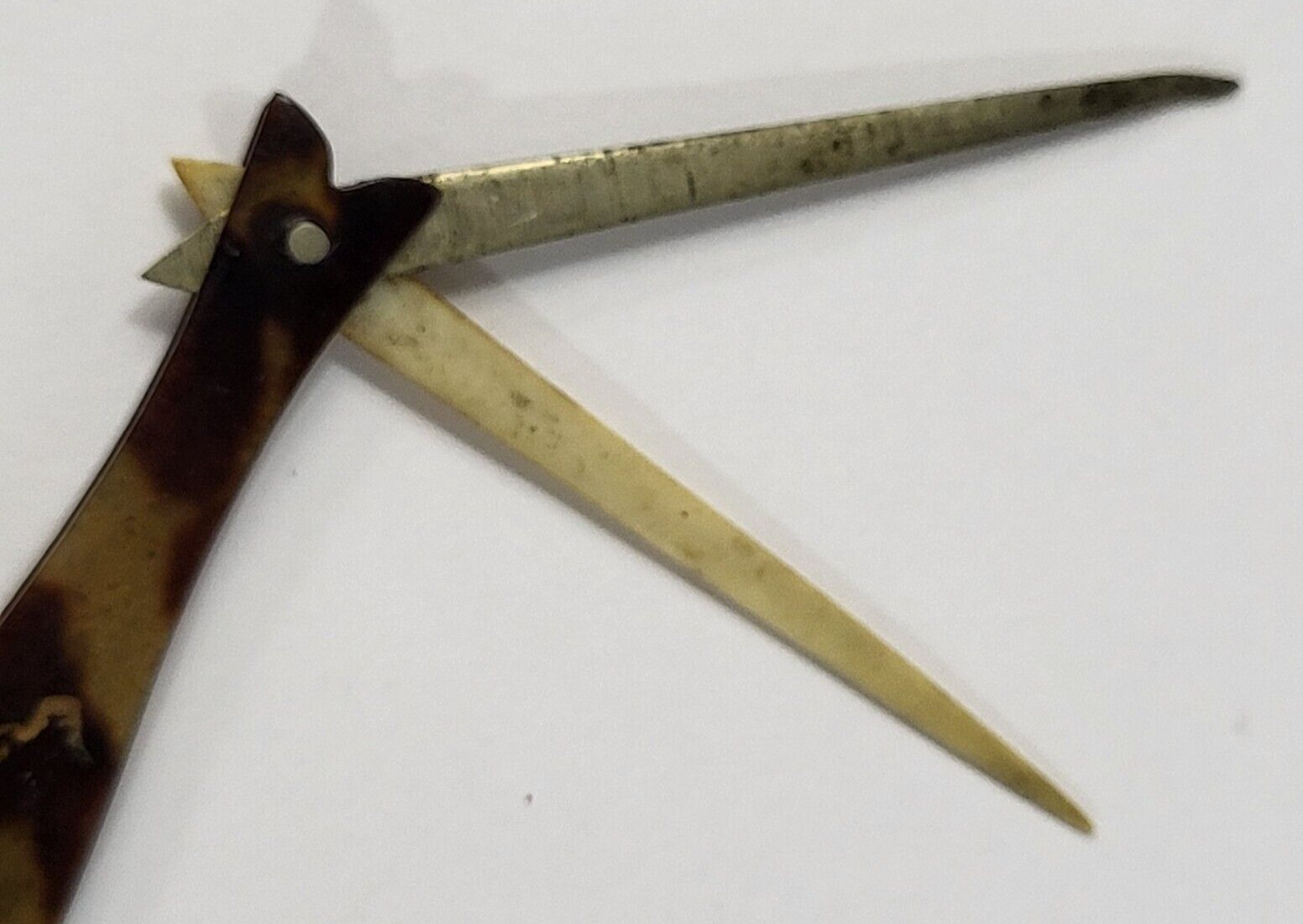 BAKELITE FISH SHAPED FOLDING TOOTHPICK ANTIQUE VINTAGE POCKET TOOL