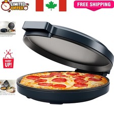 Compact Electric Pizza Oven – Cook Delicious Meals with 12" Nonstick Plates