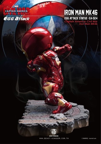 Beast Kingdom EA-024 Iron Man MK46 Captain America Civil War Statue - 第 14/14 張圖片