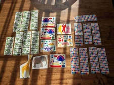 Vintage Sticker Lot Mrs. Grossman Stickers Money Numbers Variety 23 Sheets