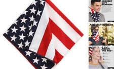 Large Bandana Headband - Handkerchief Bandanas for Women  Men - Us Flag