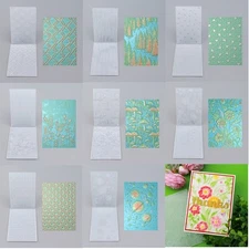 3D Embossing Folder Flower Tree Stencils DIY Scrapbooking Embossing Craft Card
