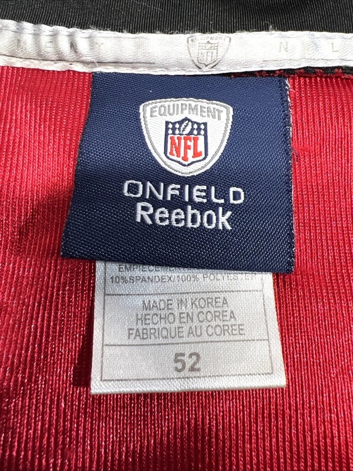 Camiseta deportiva de fútbol americano Roddy blanca de colección Reebok On Field NFL Atlanta Falcons #84 talla 52 Foto 4 de 4