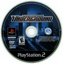 Need for Speed: Underground (PS2, 2003) TESTED Resurfaced NO TRACKING 