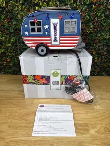 Scentsy Land Of Liberty July 4Th USA Freedom Wax Warmer Camper NWB Unused NEW - Picture 1 of 9