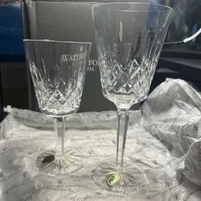 Waterford Lismore TALL Goblet large 10oz (4 in box) *made in Ireland* 