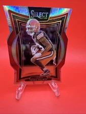 2024 Panini Select - Concourse Silver Prizm Die Cut Browns - CEDRIC TILLMAN #17