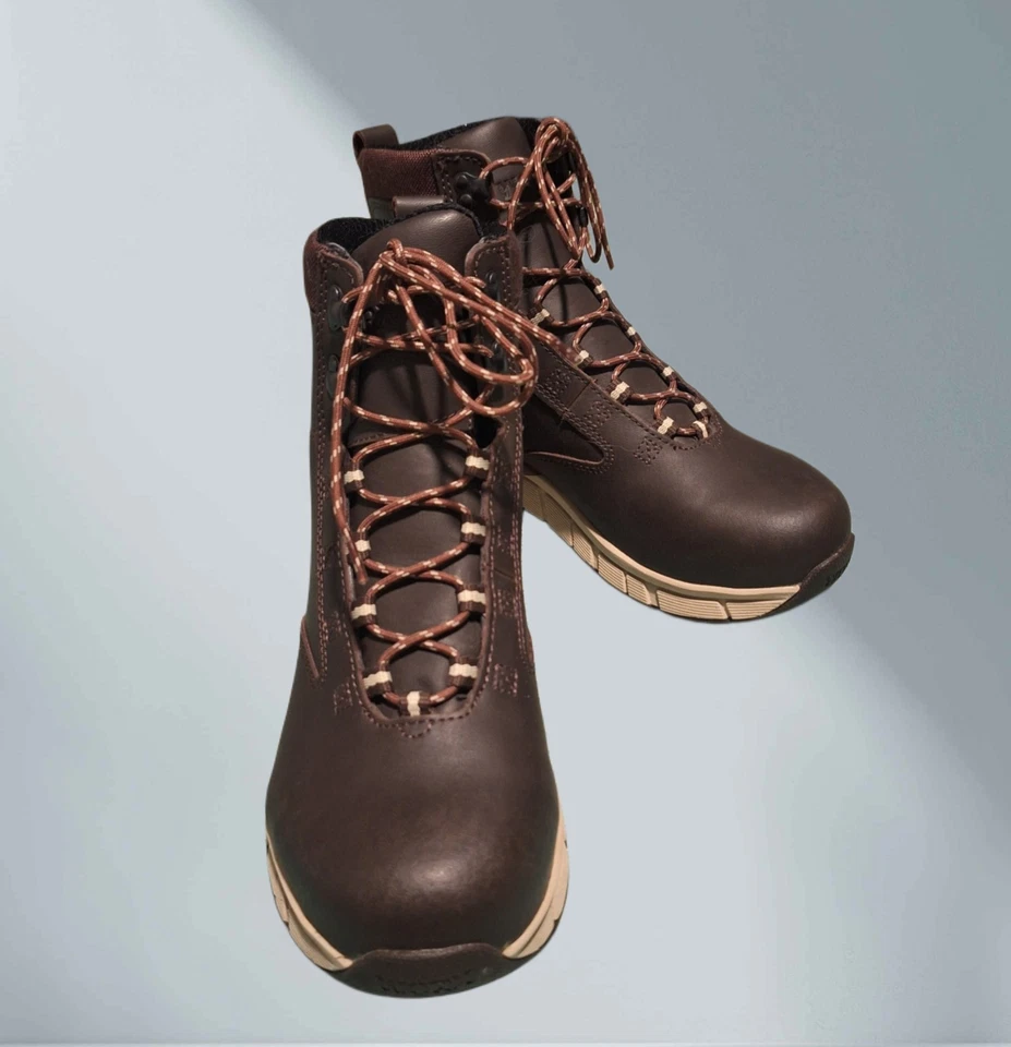 Sapato Red Wings 5154 Worx Feminino Lítio 6" Biqueira de Aço Tamanho 8.5 EUA - Imagem 3 de 4