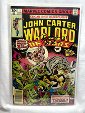 JOHN CARTER WARLORD OF MARS 1 Key Issue Signed by Marv Wolfman no coa 