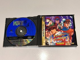 Street Fighter 2 II Movie (Sega Saturn, Japan) Import Complete w Poster EX