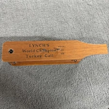 Vintage Lynch's World Champion Turkey Call Model 102