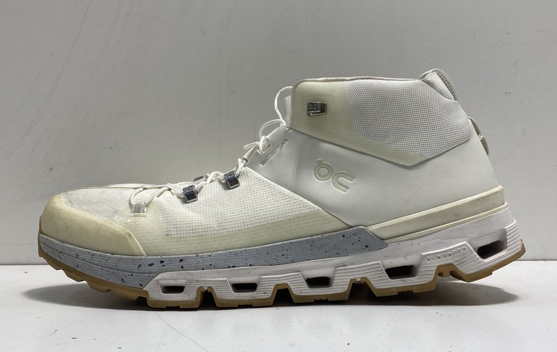 On Cloudtrax Undyed-White Sand Hiking Lifestyle Shoes Men's Size 13