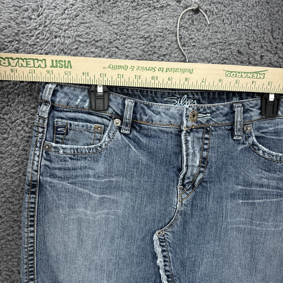 Falda vaquera plateada para mujer 33 azul ana informal dobladillo crudo elástico denim Foto 2 de 4