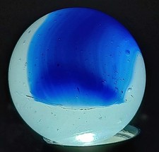 Akro Agate Moss Agate 3/4" Shooter Marble. Mint. Beautiful Example