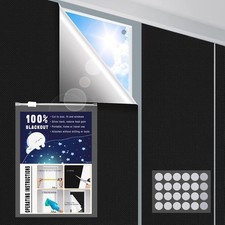 Versatile 100 Blackout Window Cover 39" x 57" - Ideal for Travel Home