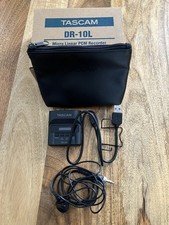 Tascam DR-10L Digital Audio Recorder with Lavalier Microphone - Black
