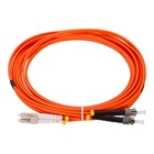 5 Meters 16.4Ft Fiber Patch Cable Multimode LC-ST OM1 LSZH Fiber Jumper Orange