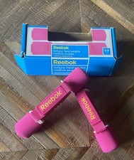 Reebok Soft Grip Hand Weights, 0.5kg, Pink
