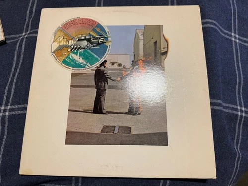 Pink Floyd – Wish You Were Here (1975) Original Vinyl LP + Hype Sticker