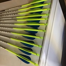 Black Eagle Talon Arrows, Feathers, Full Length, Loose Inserts, 500’s
