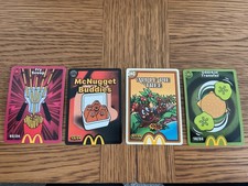 Mcdonalds Trading Cards 2026 UnRedeemed inc Apple pie tree, McNugget Buddies 