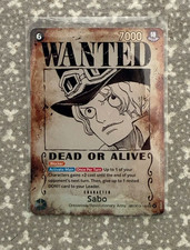 Sabo (120) (Wanted Poster) OP13-120 Carrying on His Will Foil