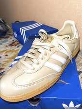 adidas Men s Size 9 Leather Lace-Up Casual Sn...