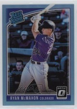 2018 Donruss Optic Carolina Blue Prizm 14/50 Ryan McMahon (Purple Jersey) 0s5s