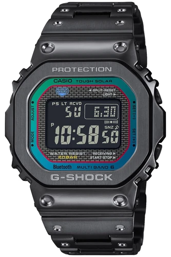 Casio G-SHOCK GMW-B5000BPC-1JF Rainbow Full Metal Solar Radio Watch Japan