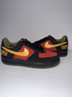 420/523 F&F  2004 Nike Air Force 1 Low X LeBron James  Fearless Warrior  Sz 9.5
