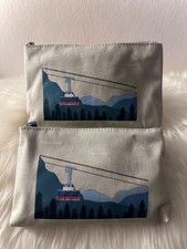 2 NEW Cathay Pacific Premium Economy Amenity Kits - Both are Vancouver Version