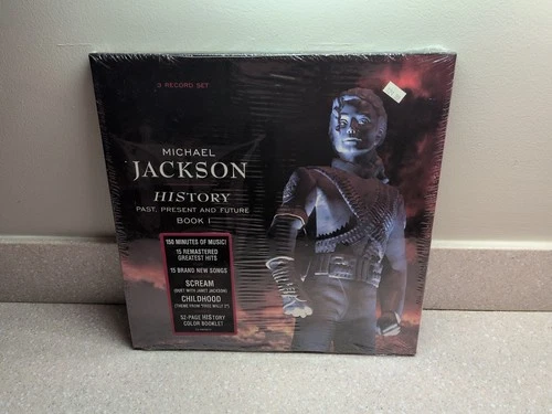 MICHAEL JACKSON “HISTORY PAST, PRESENT AND FUTURE BOOK I” 1995 3 LP BOX SET NIB