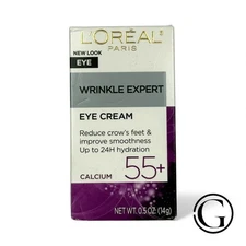 L'Oreal Wrinkle Expert 55+ Anti-Wrinkle Eye Cream with Calcium 0.5 Oz