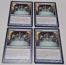 Preordain X4 Playset - NM/M - M11 Magic 2011 Core Set MTG Magic The Gathering