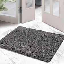 Indoor Door Mat 24x36 Inch Microfiber Washable Non Slip Absorbent Entry Rug
