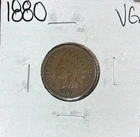 1880 INDIAN HEAD CENT ~ VERY GOOD ~ NICE COIN ~